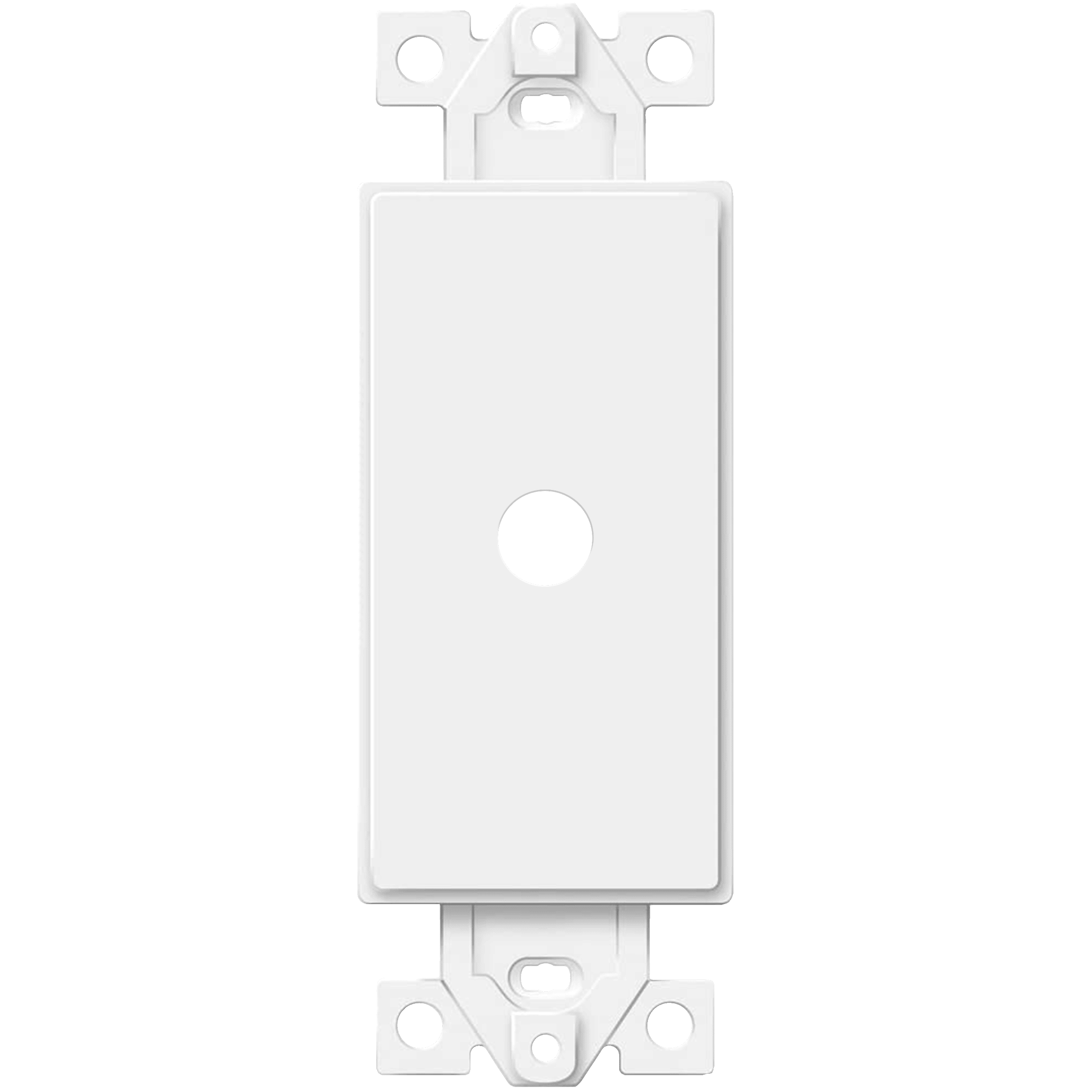 1-Gang 0.406" Rotary Dimmer Decorator Wall Plate Insert