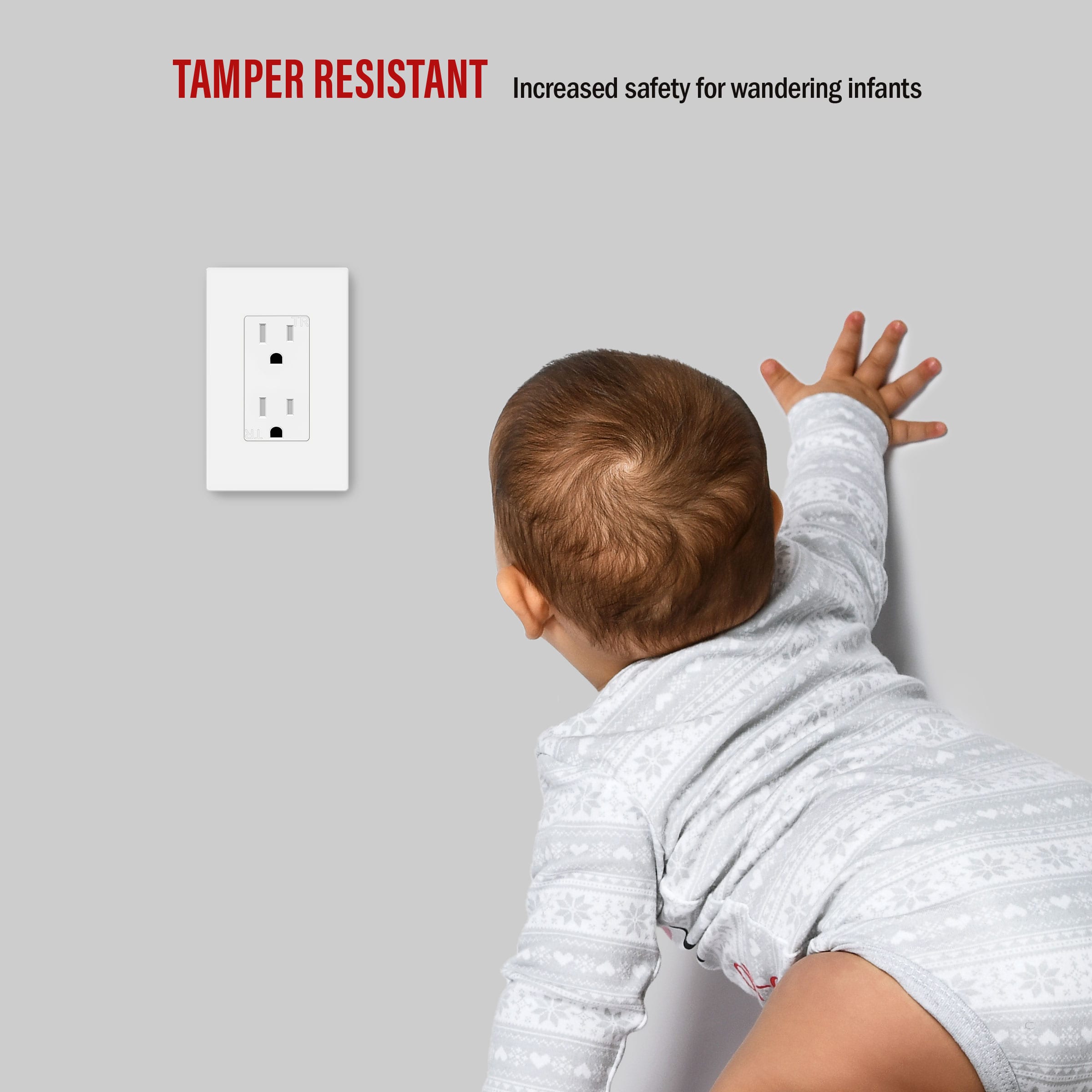 15A/125V Tamper-Resistant Decorator Outlet