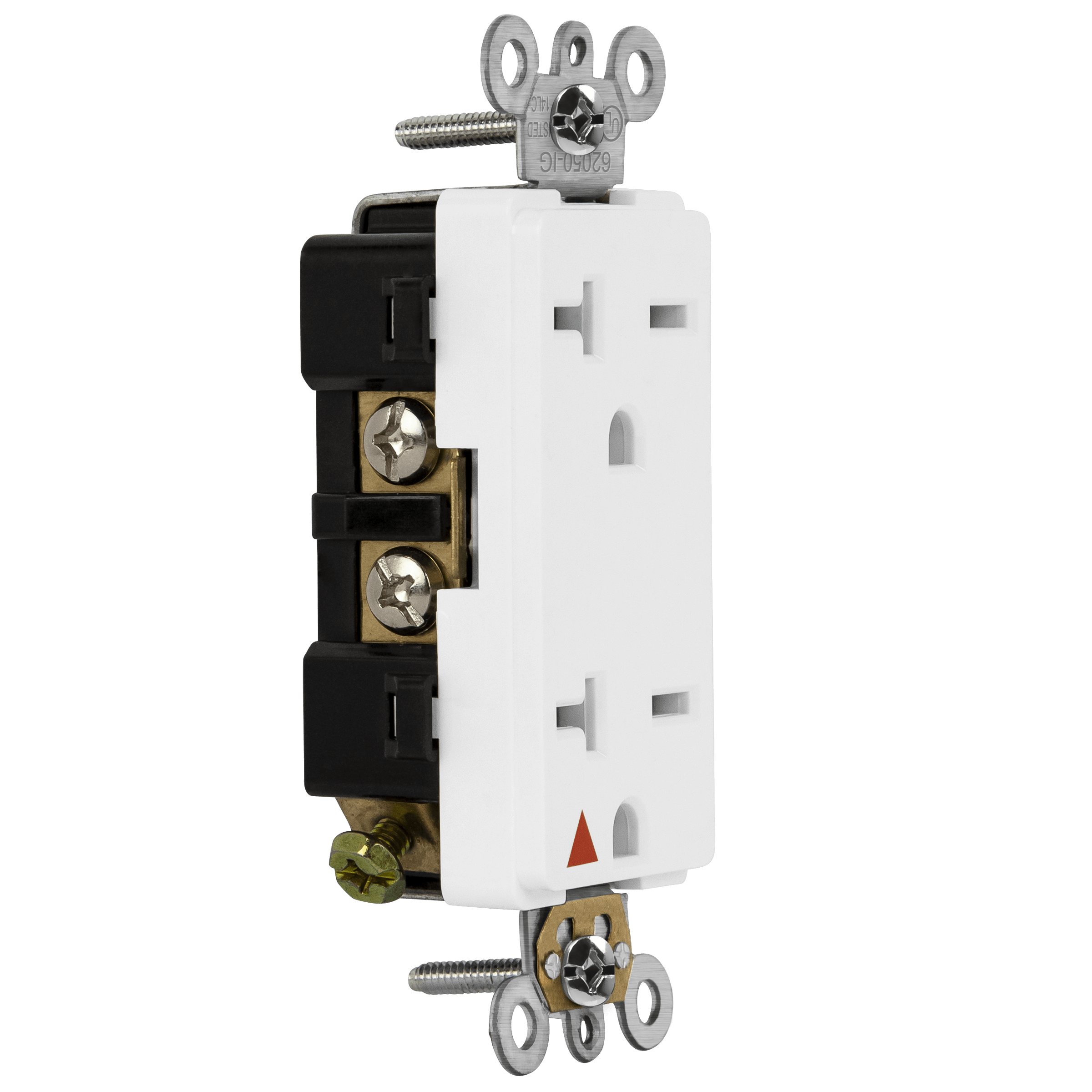 Isolated Ground Outlet Industrial Grade Decorator Receptacle 20A/250VA