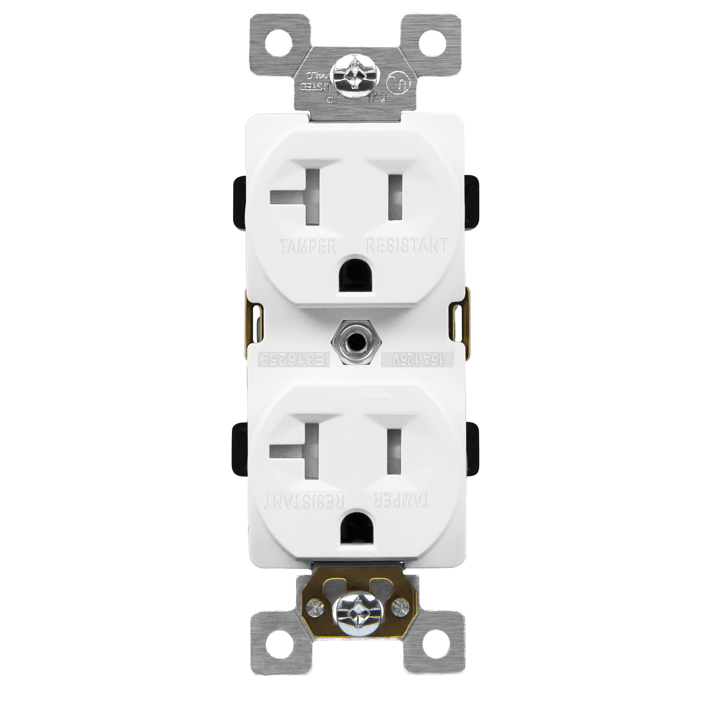 20A/125V Tamper-Resistant Plug-Load Controlled Duplex Outlet 62080-TR-W