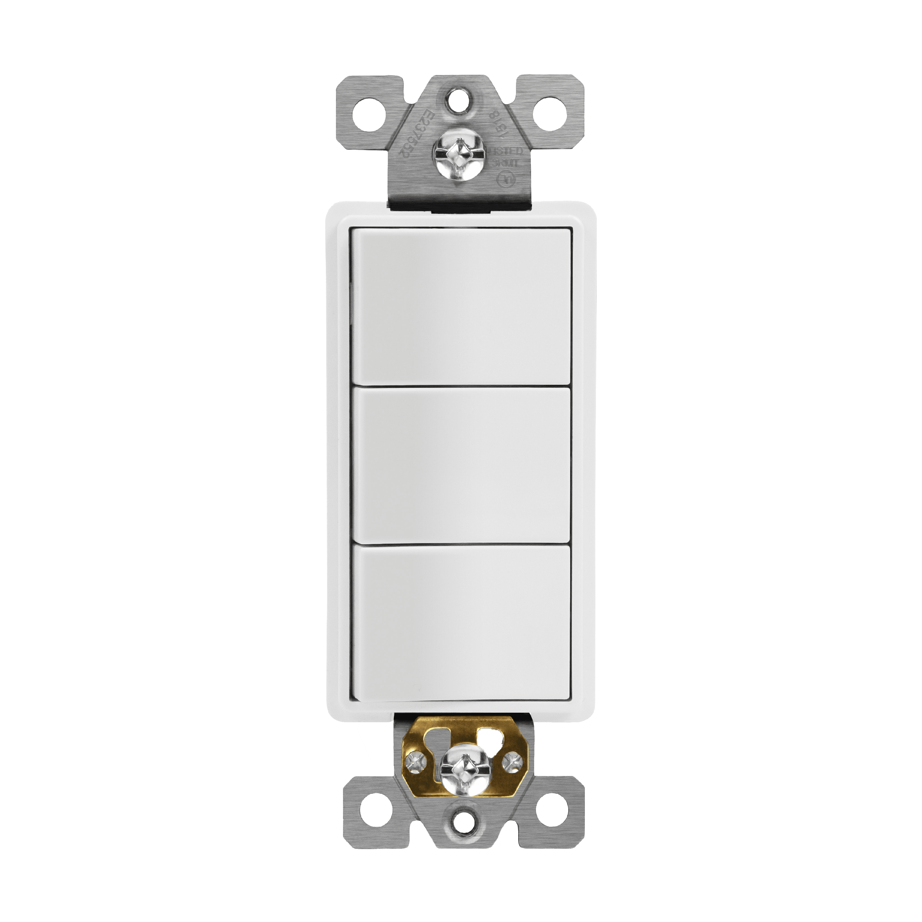 TOPGREENER Kalide Dual Load Dimmer Light Switch, Double LED Dimmer, Full  Range, Single Pole, 120VAC, 60Hz, 200W LED/CFL, Neutral Wire Not Required