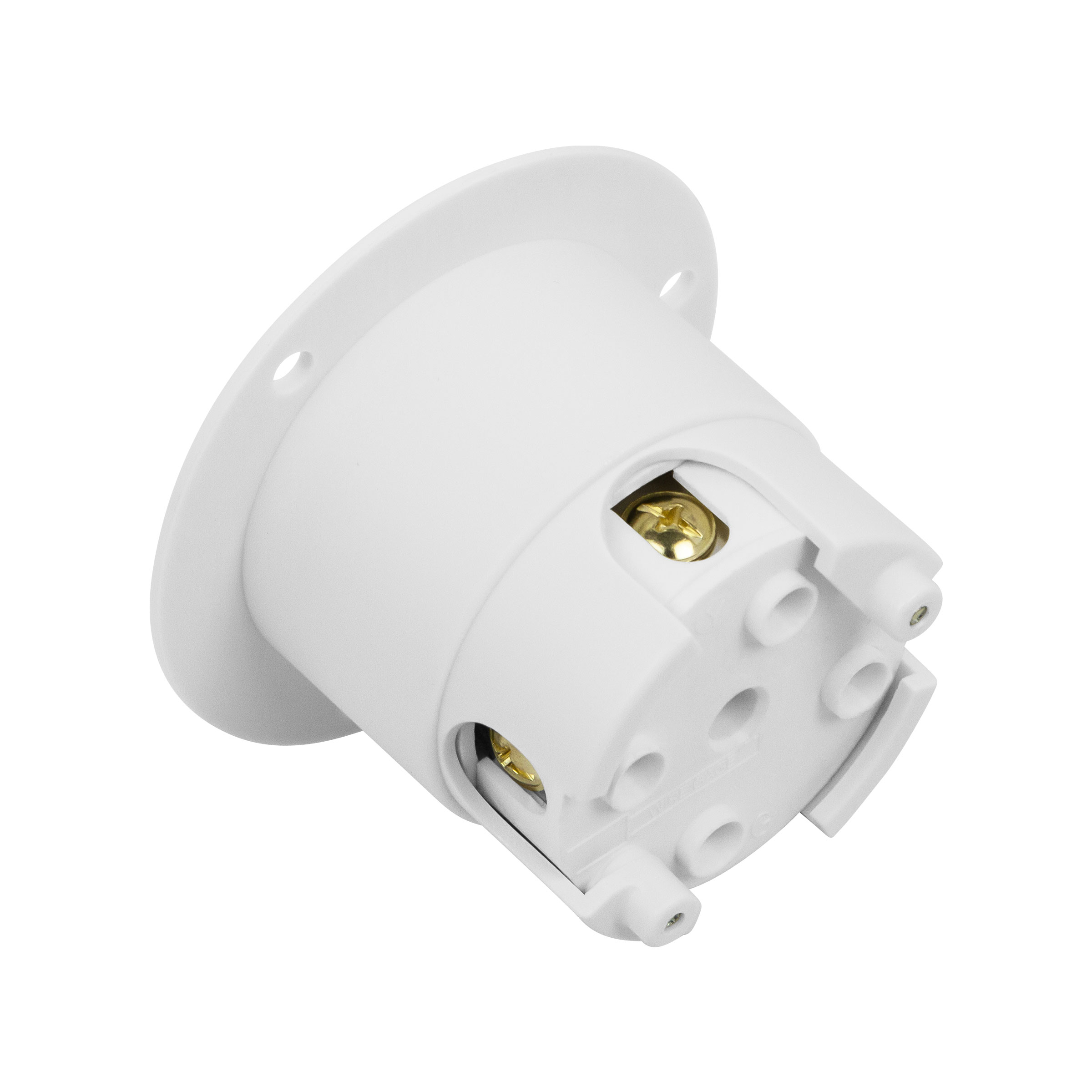 NEMA L15-20 Flanged Outlet Locking Plug Charger Receptacle 20 Amp White