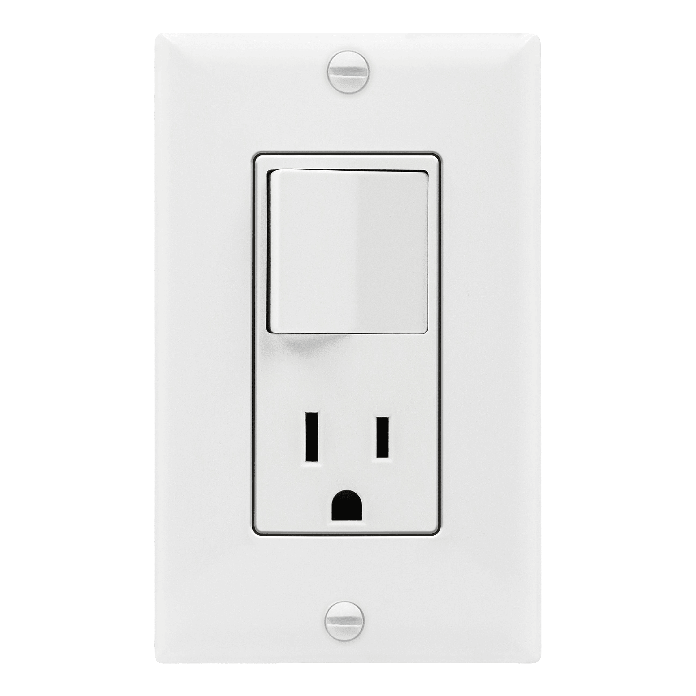 Combination Decorator Paddle Switch/Outlet
