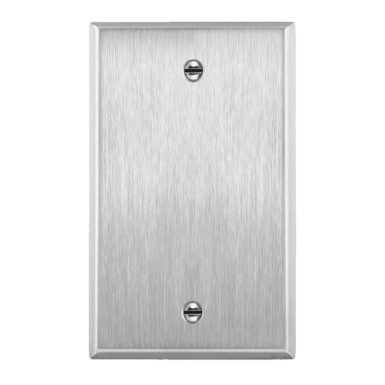 Blank 430 Stainless Steel Metal Wall Plate TOPGREENER