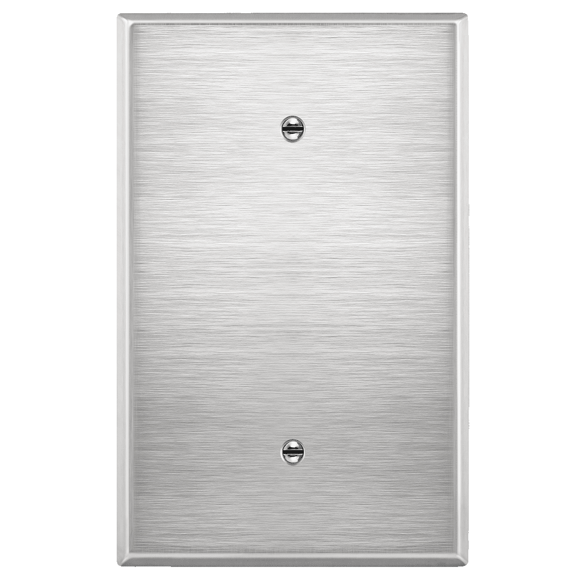 1-Gang Oversize Stainless Steel Blank Wall Plate