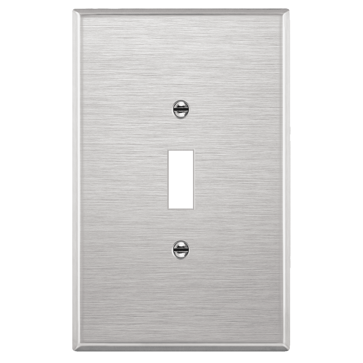 1-Gang Oversize Stainless Steel Toggle Switch Wall Plate
