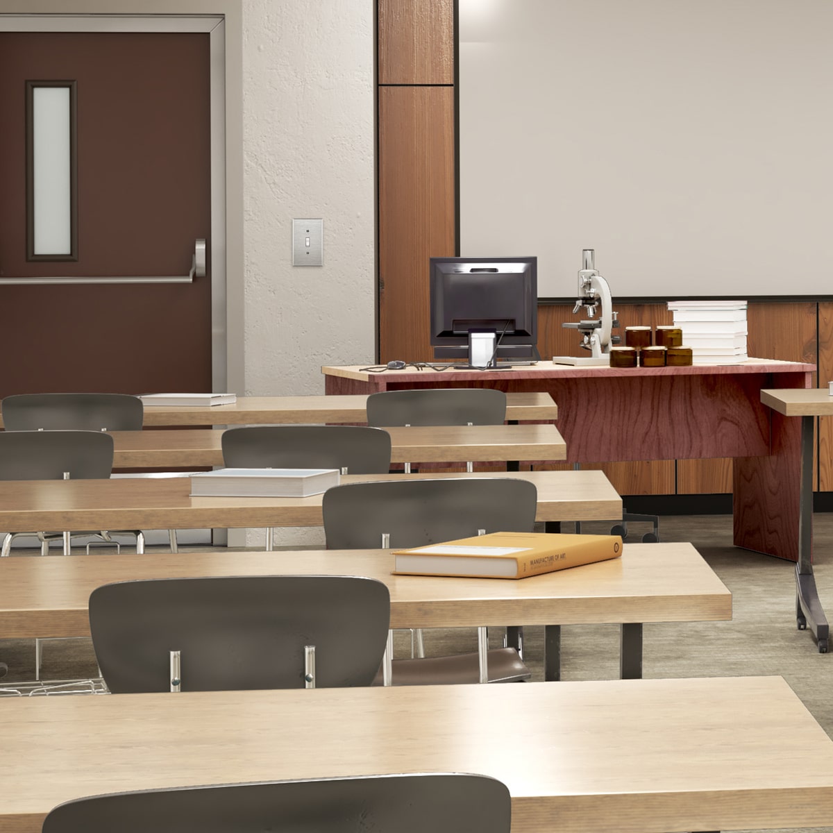 Antimicrobial Toggle Light Switch Single Pole, Commercial Grade