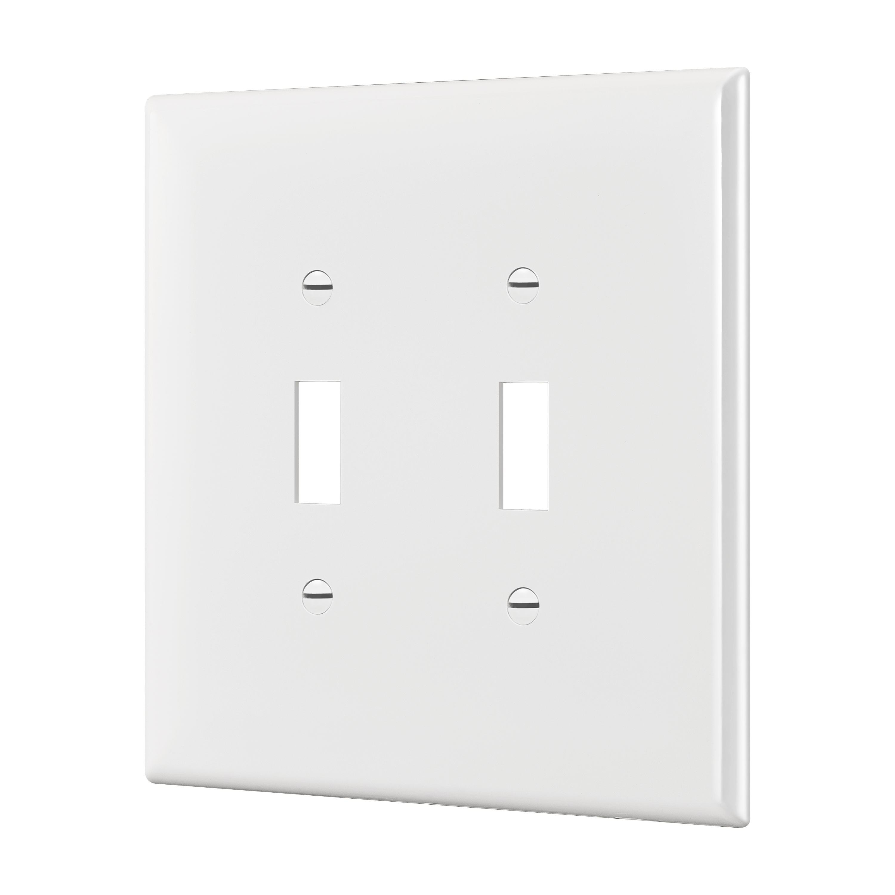 Double Toggle Switch Cover, Two Gang Light Switch Wall Plate