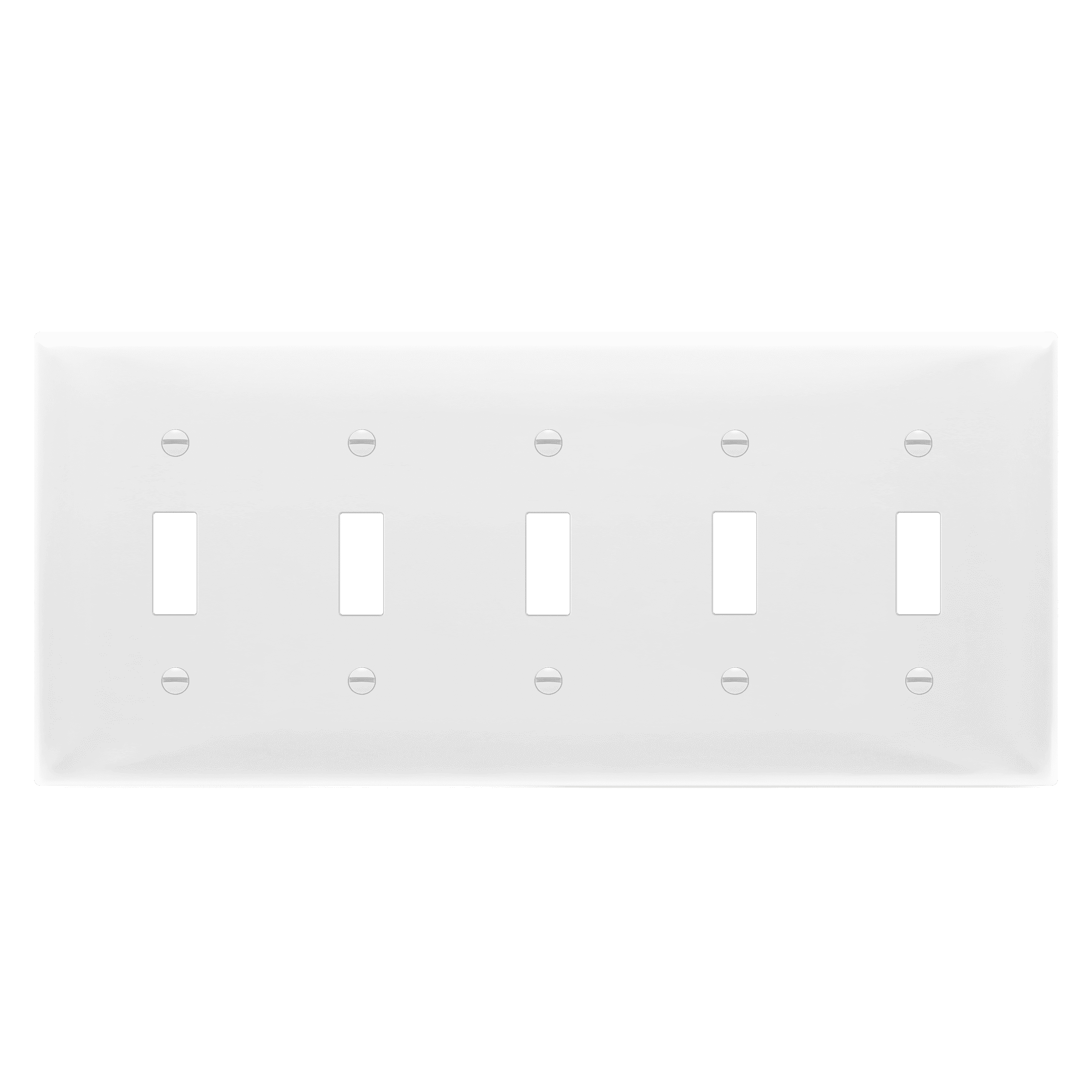5-Gang Toggle Switch Wall Plate