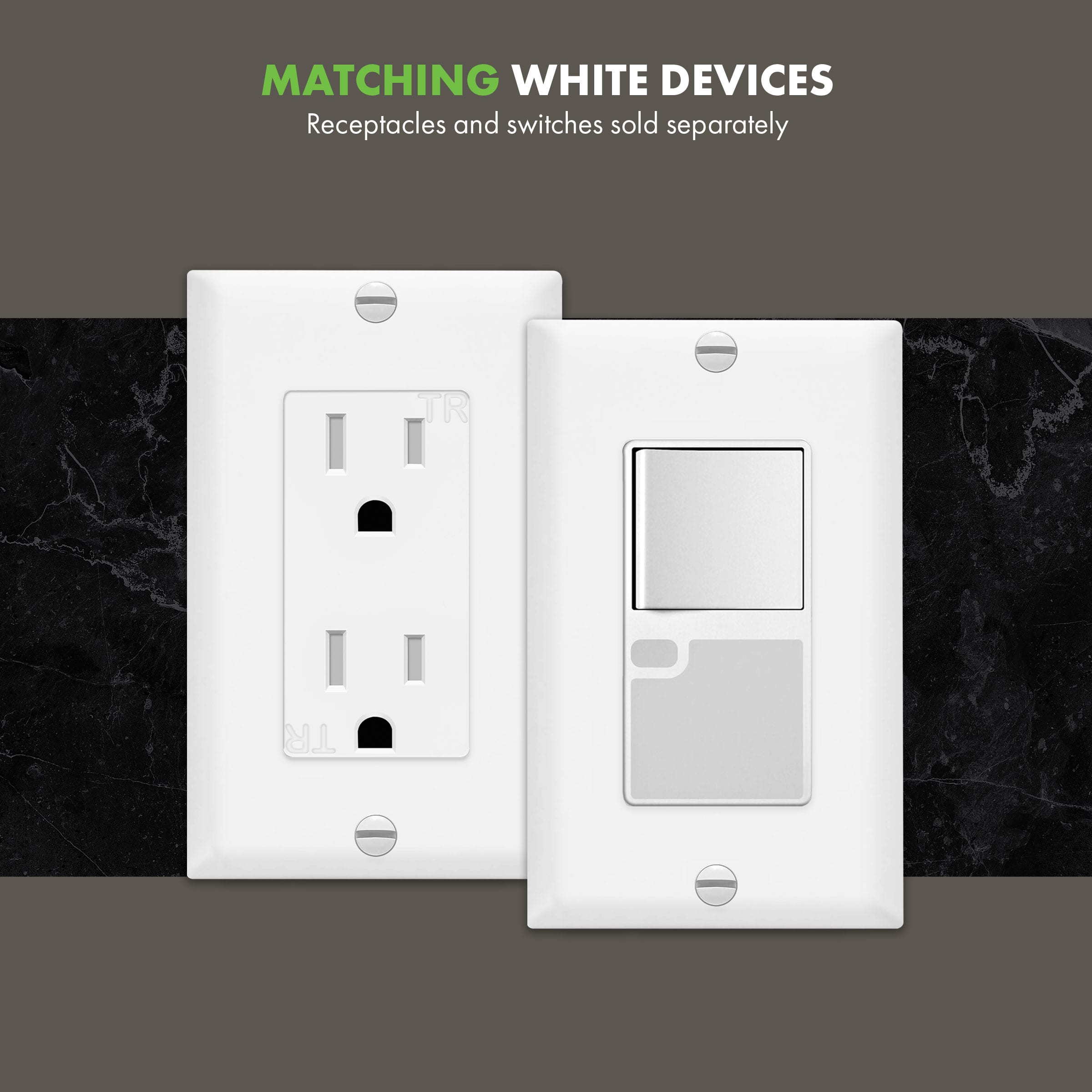 1-Gang Decorator/GFCI Outlet Wall Plate