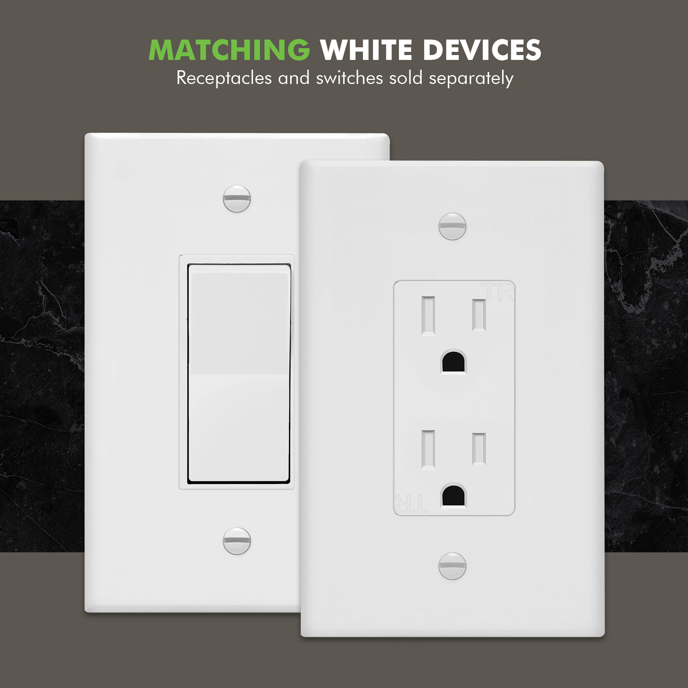 1-Gang Oversize Decorator/GFCI Outlet Wall Plate