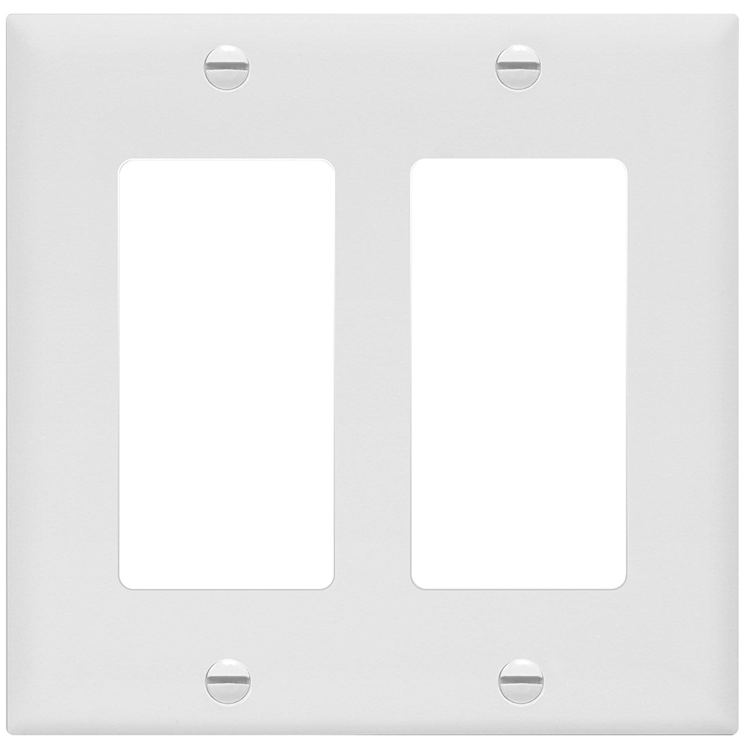 2-Gang Decorator/GFCI Outlet Wall Plate