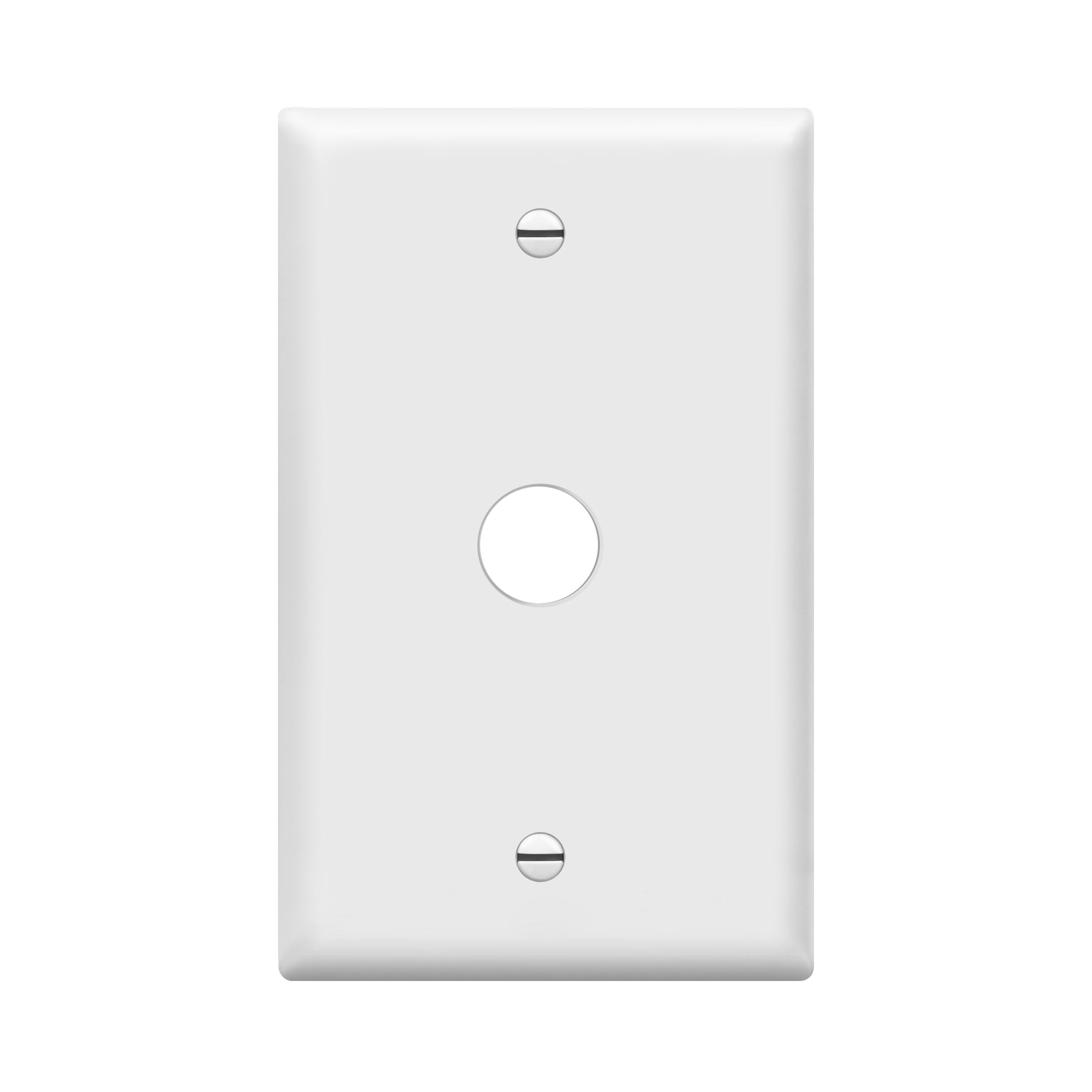 0.625" Hole Phone/Cable Wall Plate