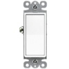 Antimicrobial 3-Way or Single Pole Decorator Paddle Rocker Light Switch