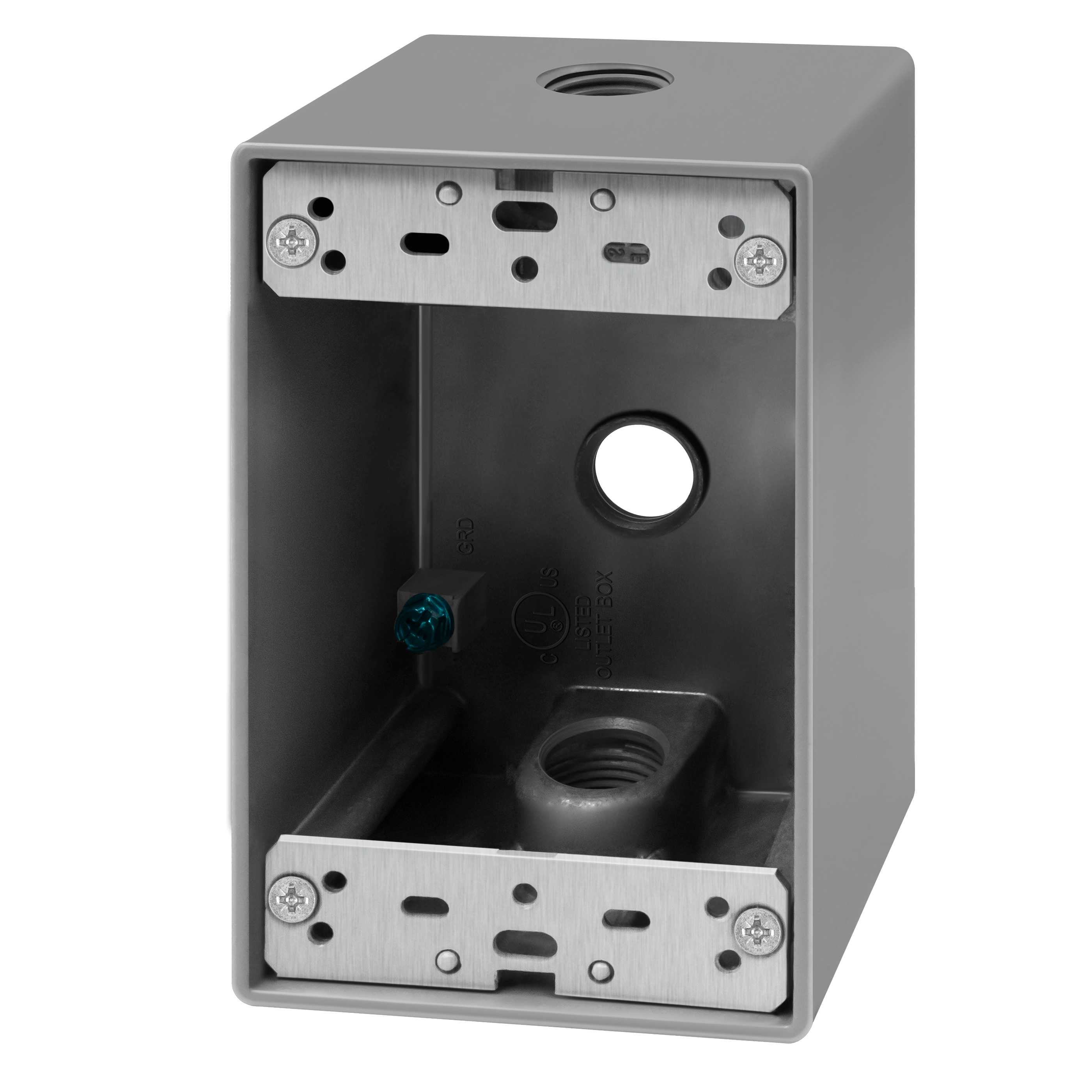 Weatherproof Outlet Box with Three 1/2-in Threaded Outlets EN3150
