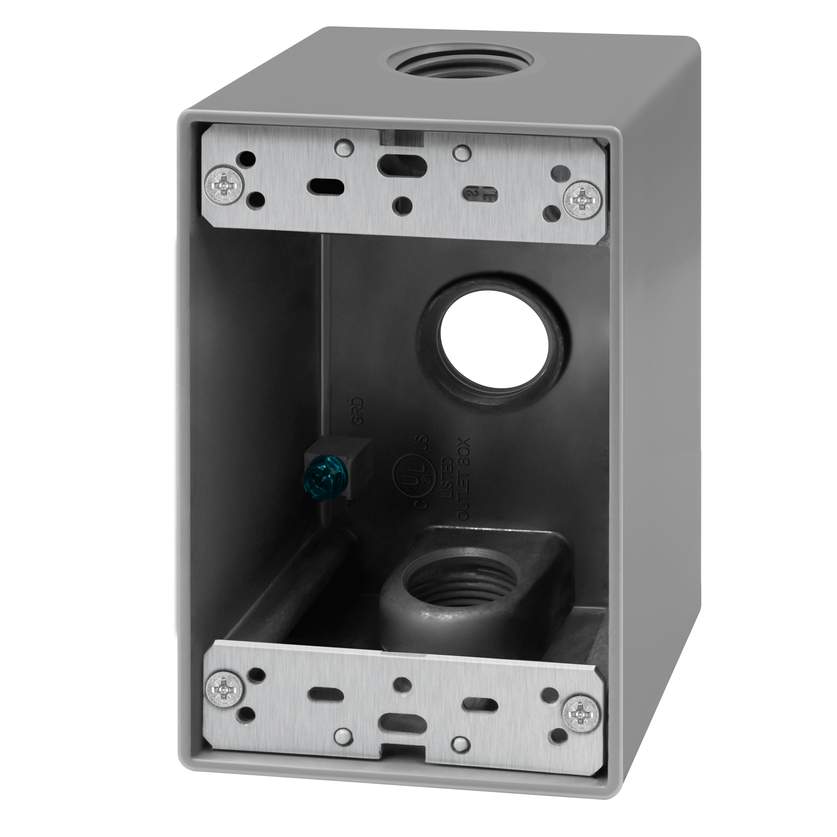 Weatherproof Outlet Box with Three 3/4-in Threaded Outlets EN1375