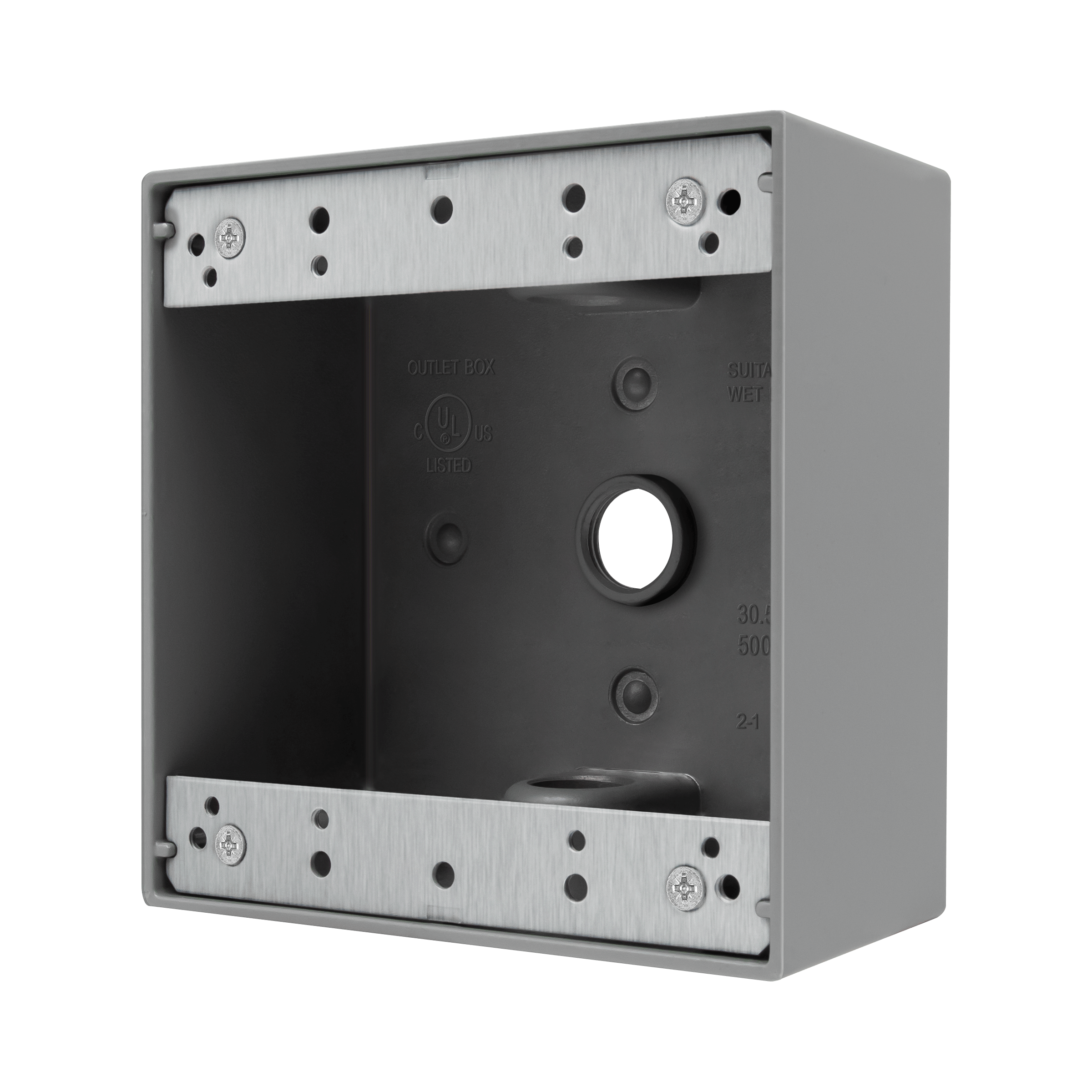 Weatherproof Outlet Box with Three 1/2-in Threaded Outlets