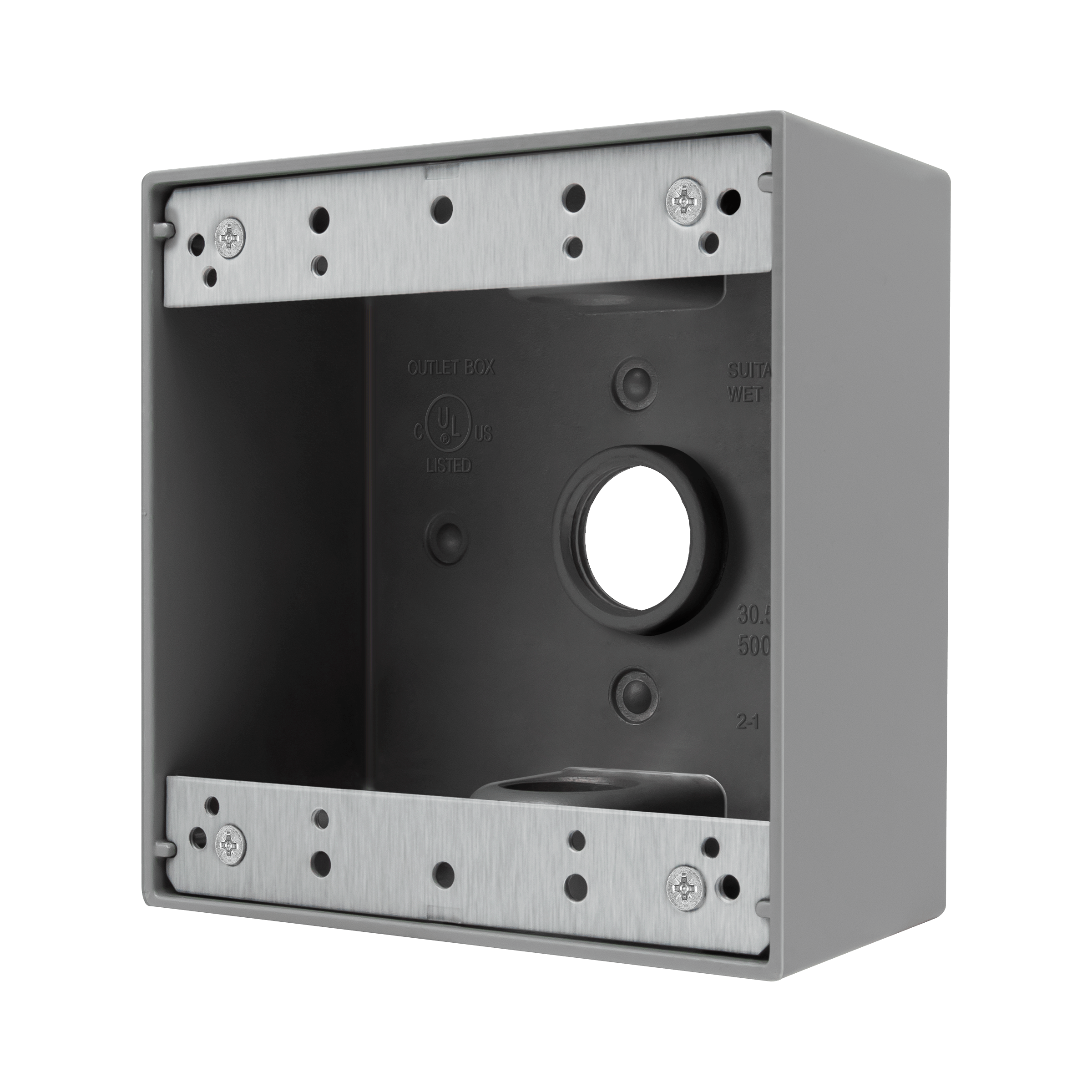 Weatherproof Outlet Box with Three 3/4-in Threaded Outlets
