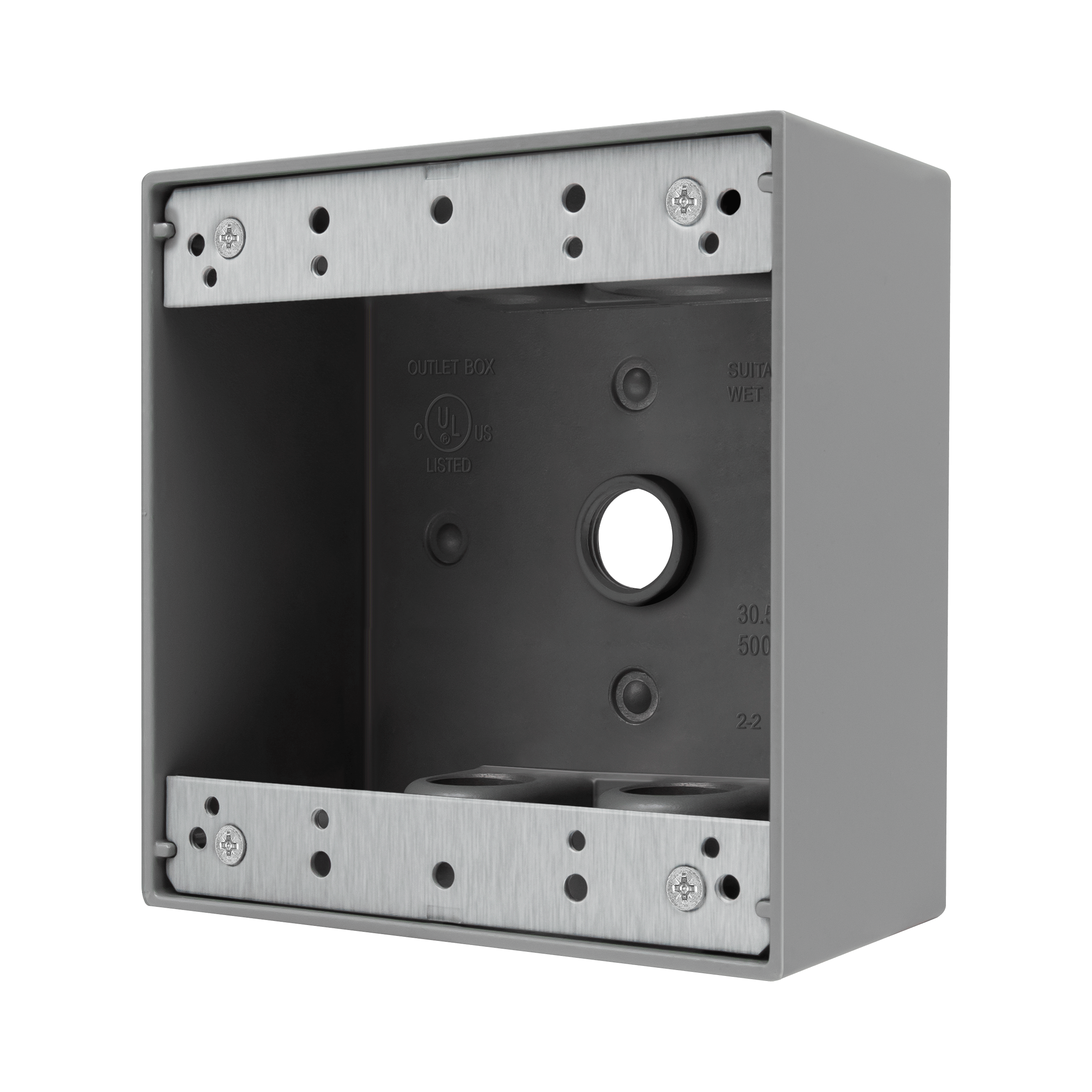 Weatherproof Outlet Box with Five 1/2-in Threaded Outlets