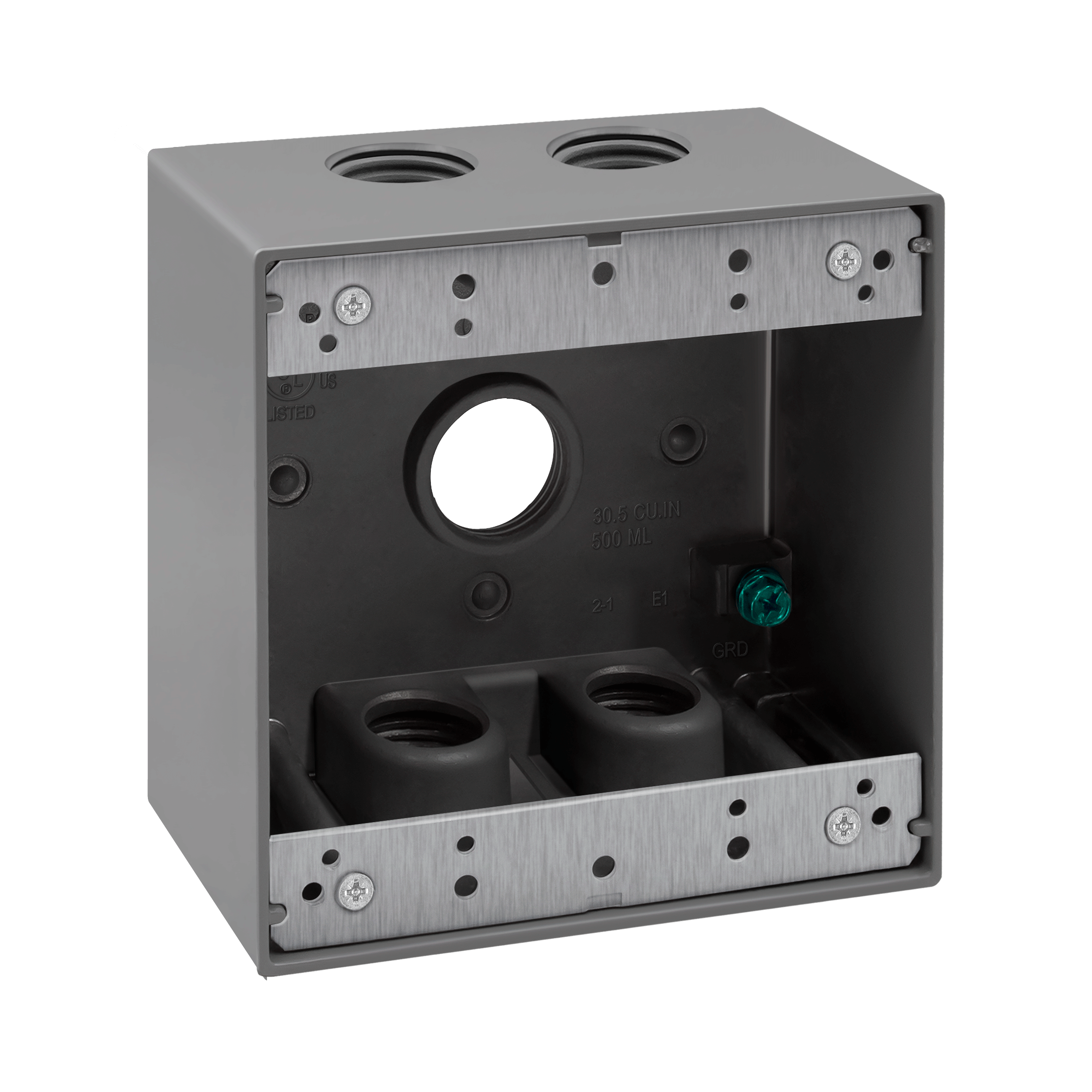 Weatherproof Outlet Box with Five 3/4-in Threaded Outlets