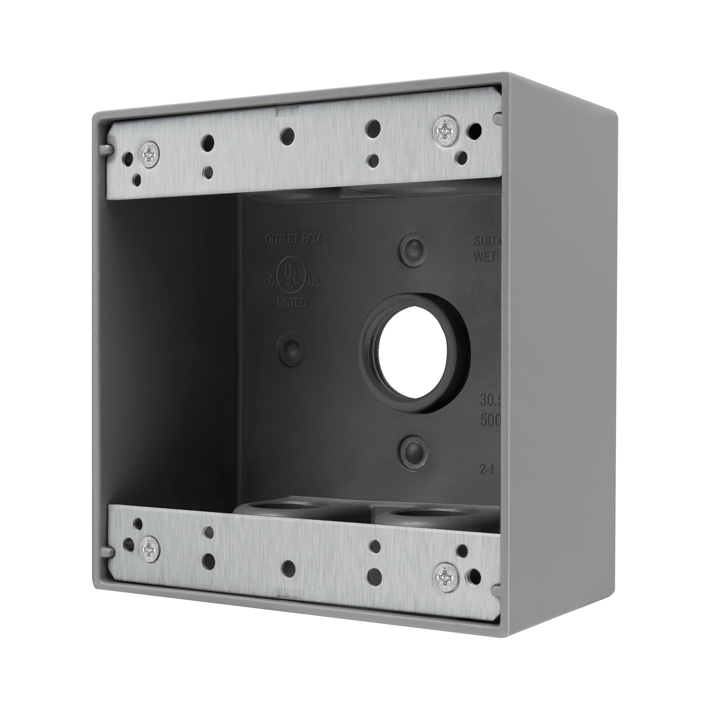 Weatherproof Outlet Box with Five 3/4-in Threaded Outlets