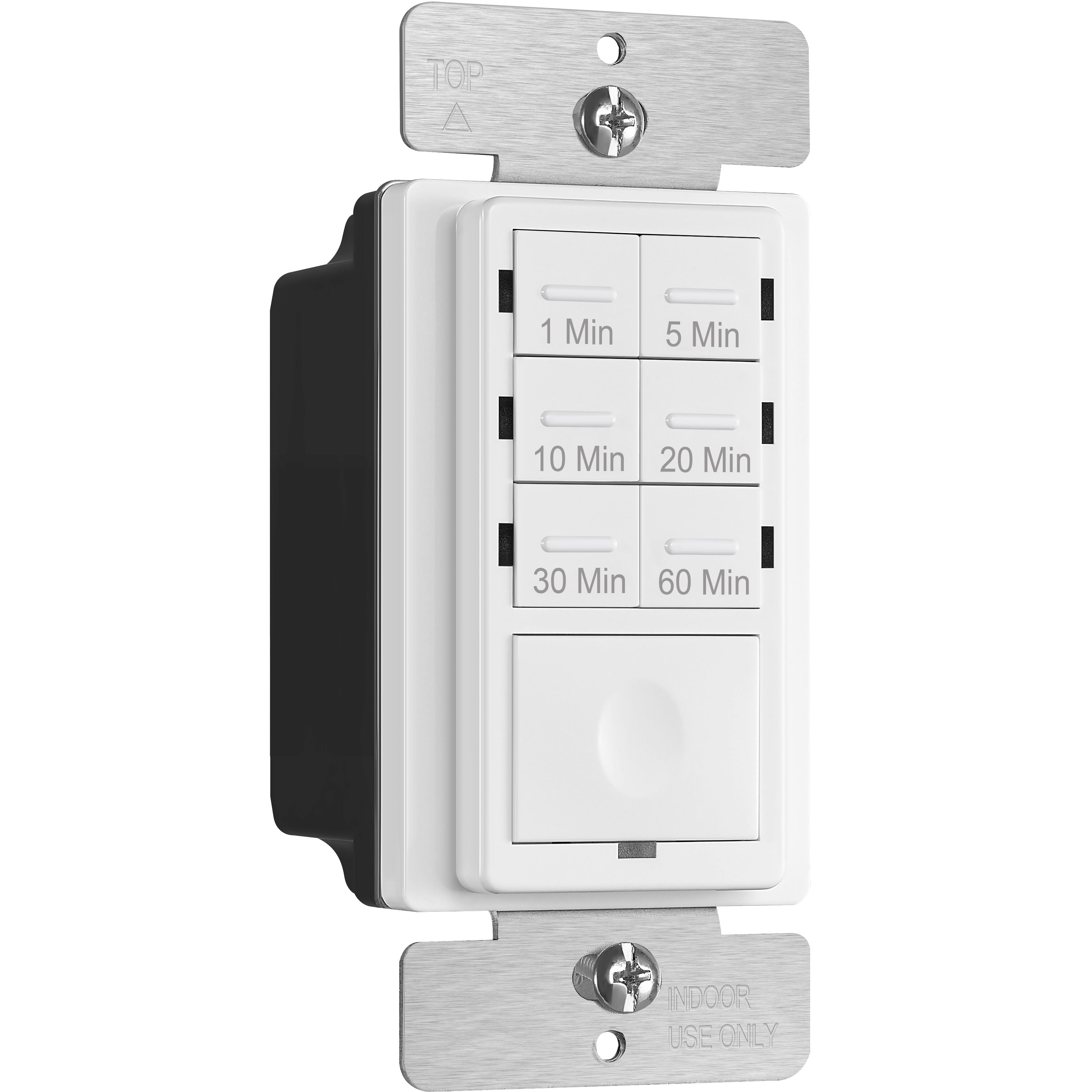 1-Hour Countdown Timer Switch for Bathroom Fans, Heaters, Lights