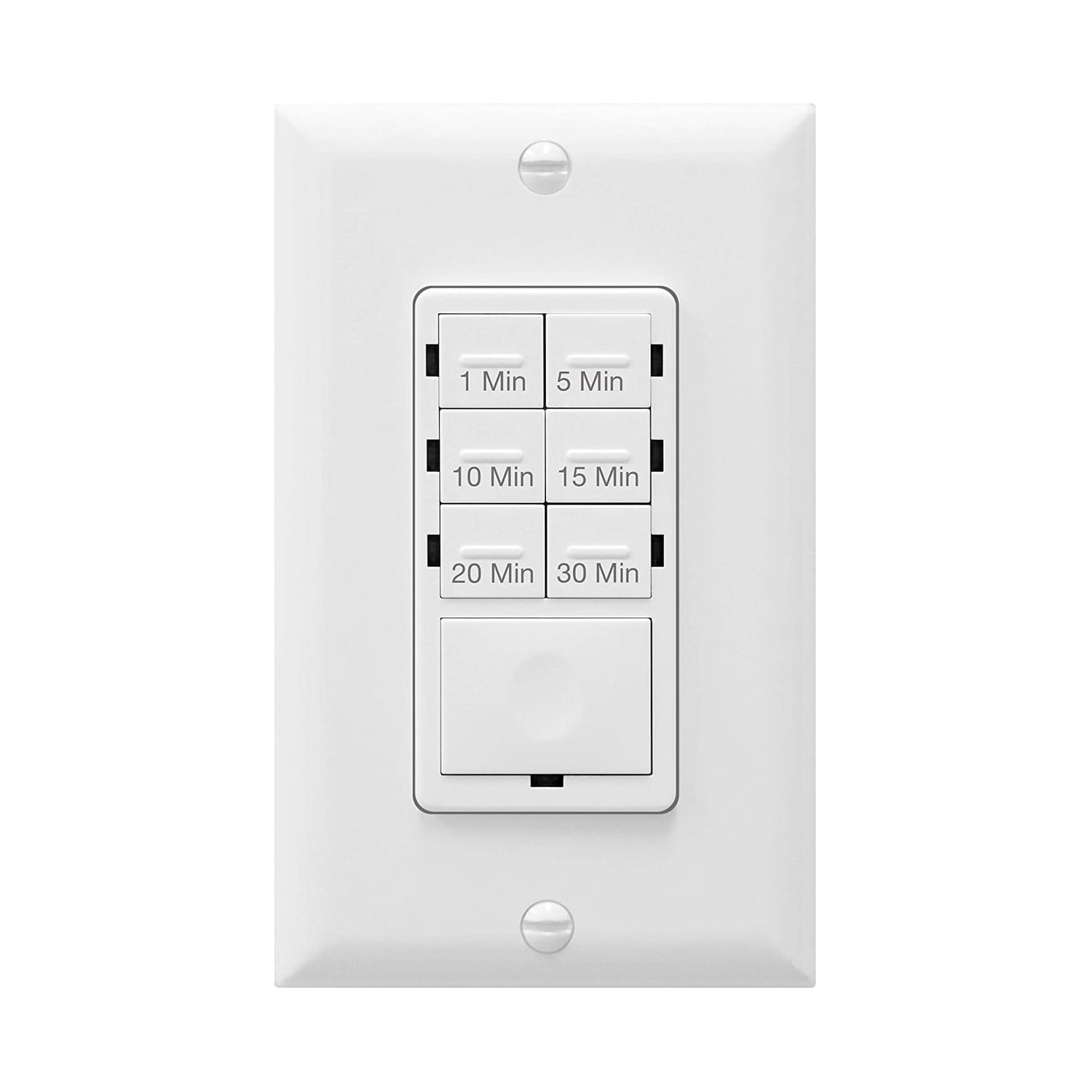 In-Wall Preset Countdown Timer Switch (1 Minute-30 Minutes)