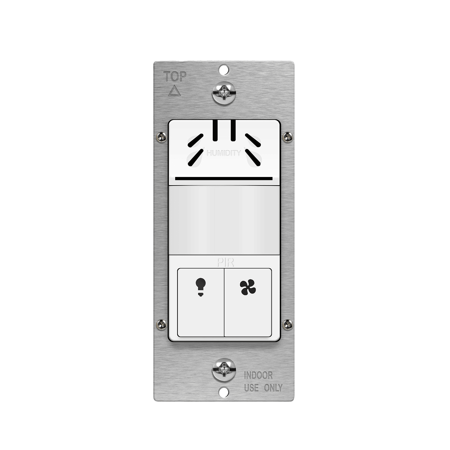 In-Wall PIR and Humidity Sensor Switch, Fan and Light Control