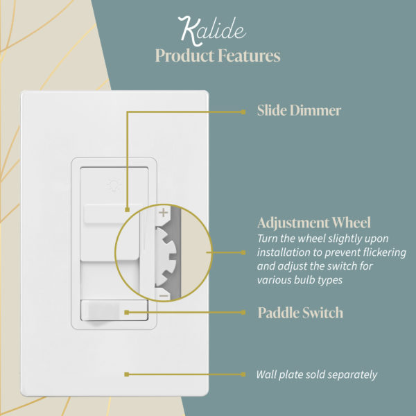 Kalide Dimmer Light Switch for LED Lights TOPGREENER