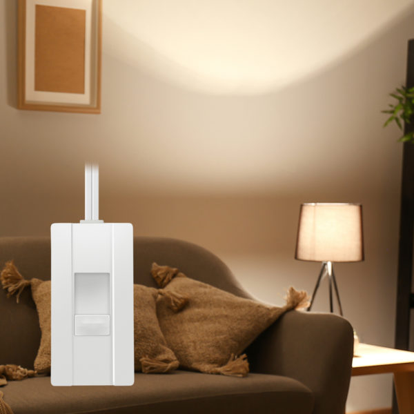TOPGREENER Table-Top Plug Dimmer 360W Incandescent and Dimmable 150W LED 