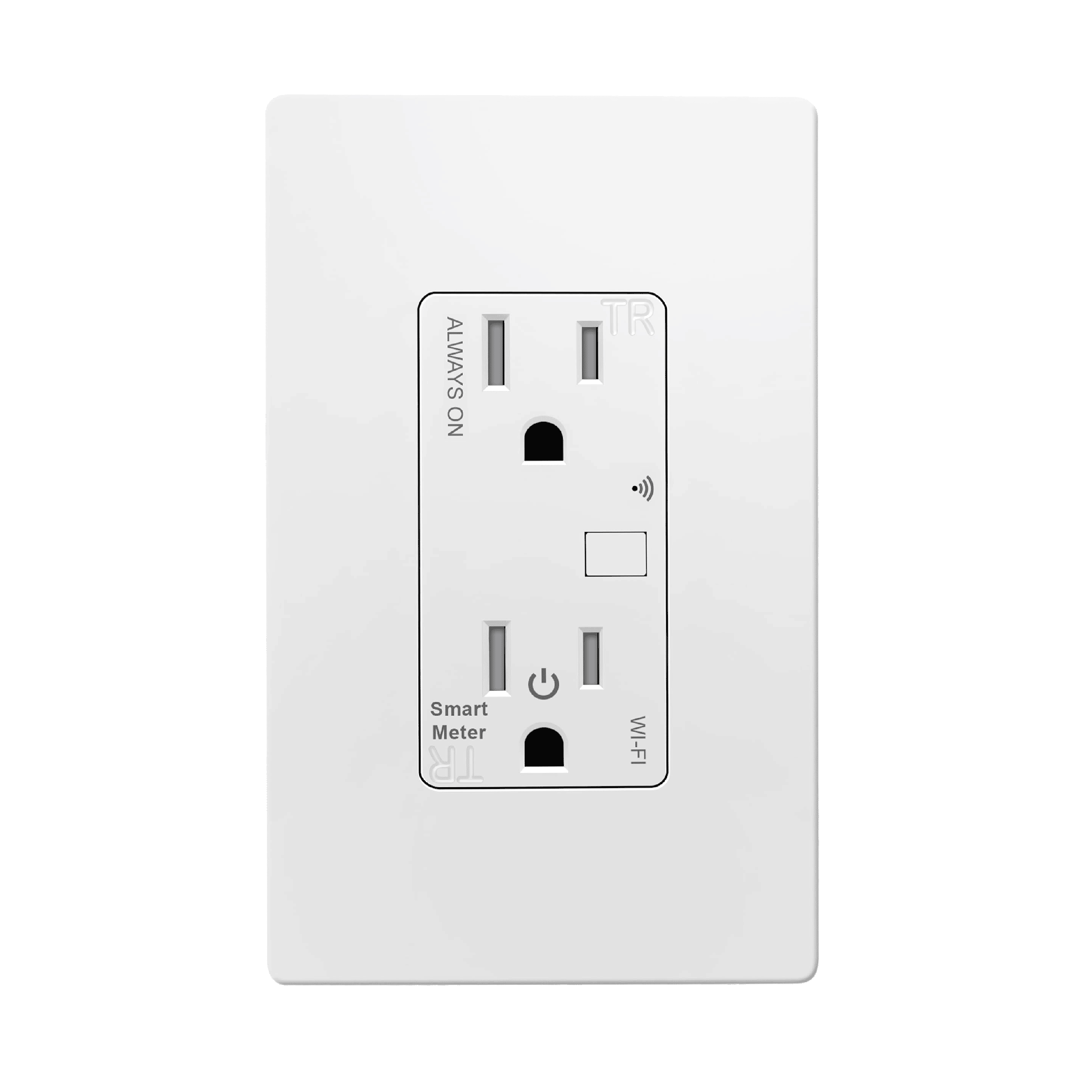WiFi Smart Wall Light Switch Socket Outlet Combo for  Alexa