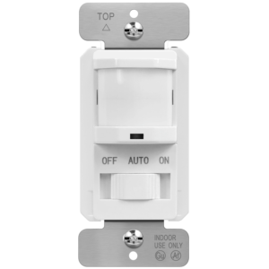 TOPGREENER Motion Sensor Switch, PIR Sensor Light Switch with Adjustable Time Delay