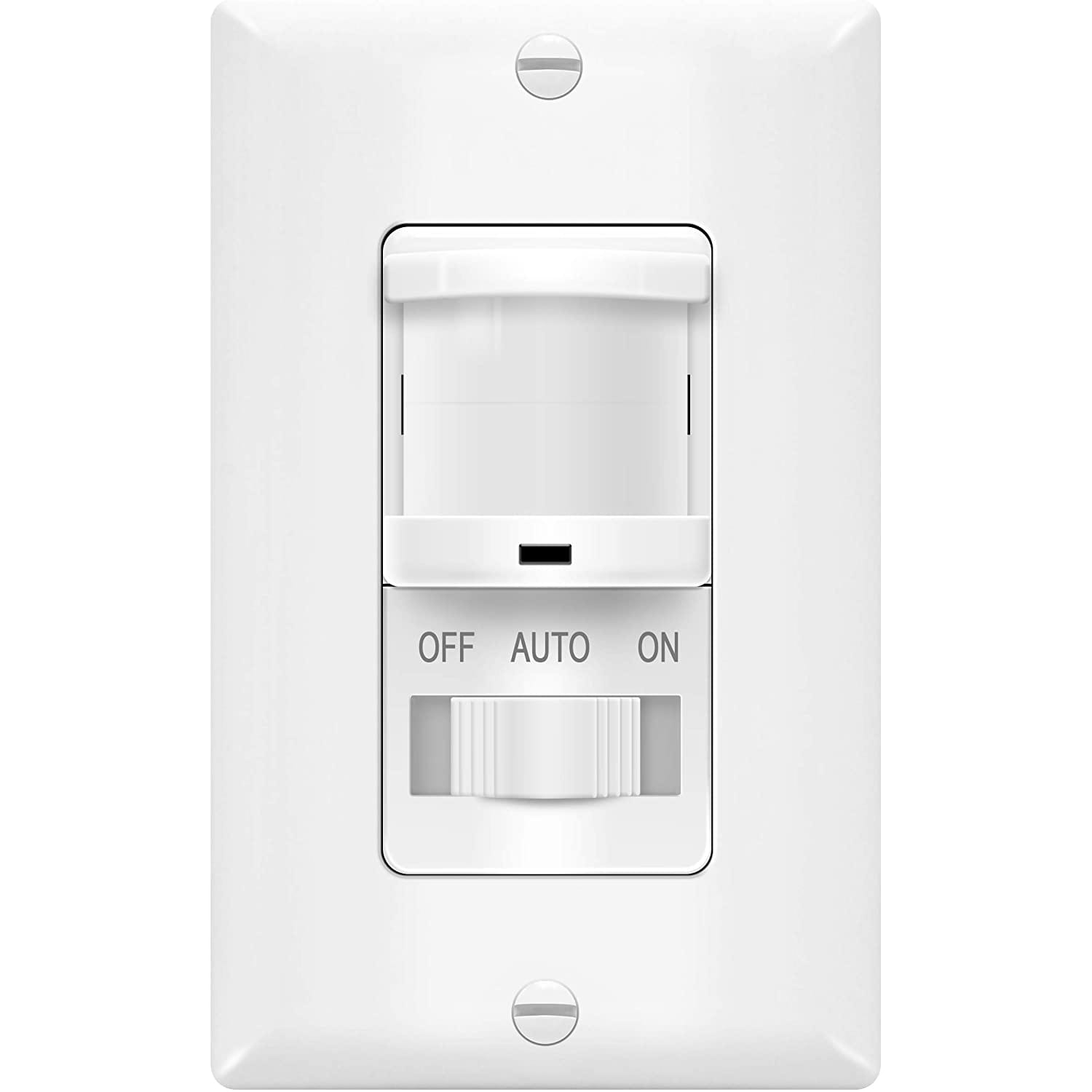 In-Wall On/Off PIR Occupancy/Vacancy Motion Sensor Switch, Neutral Wire Required