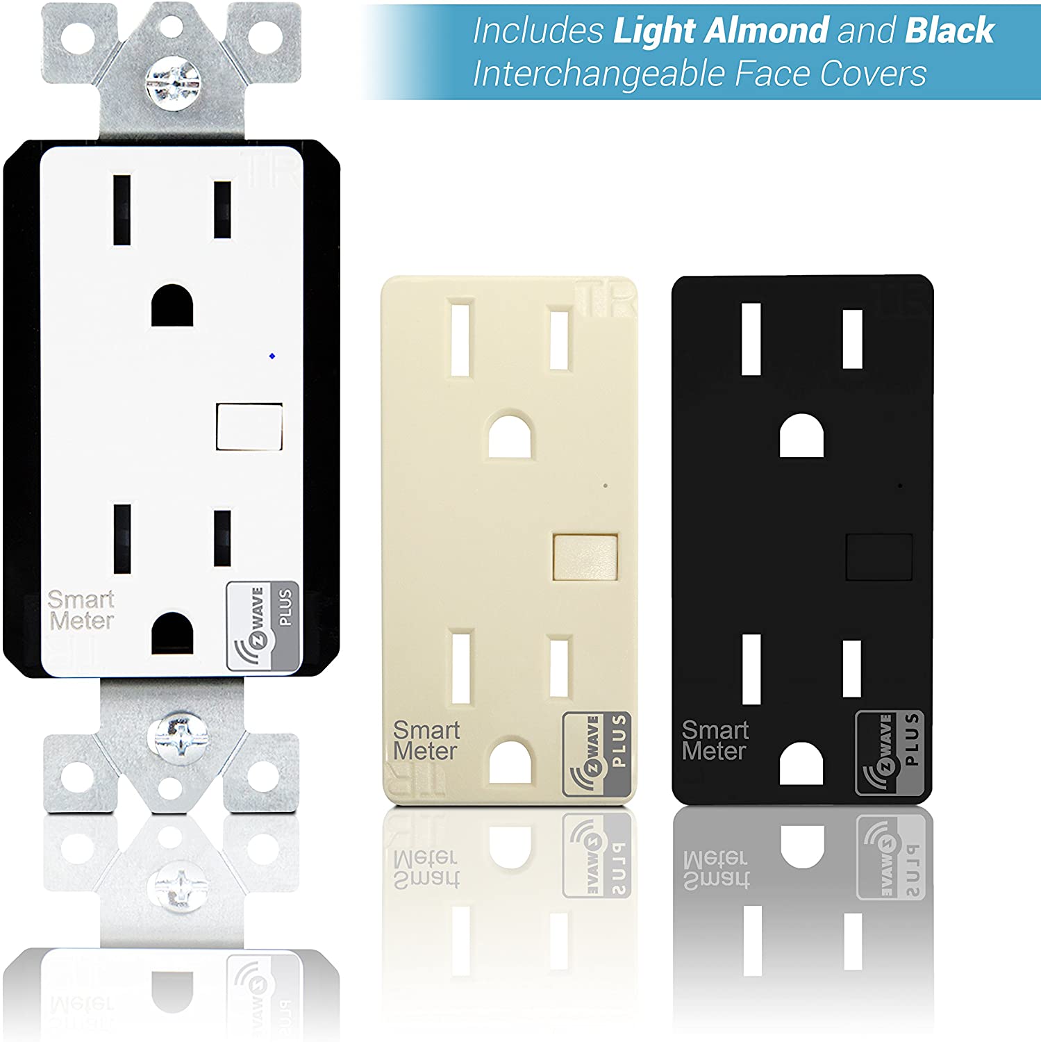 In-Wall Smart Z-Wave Outlet with Energy Monitoring